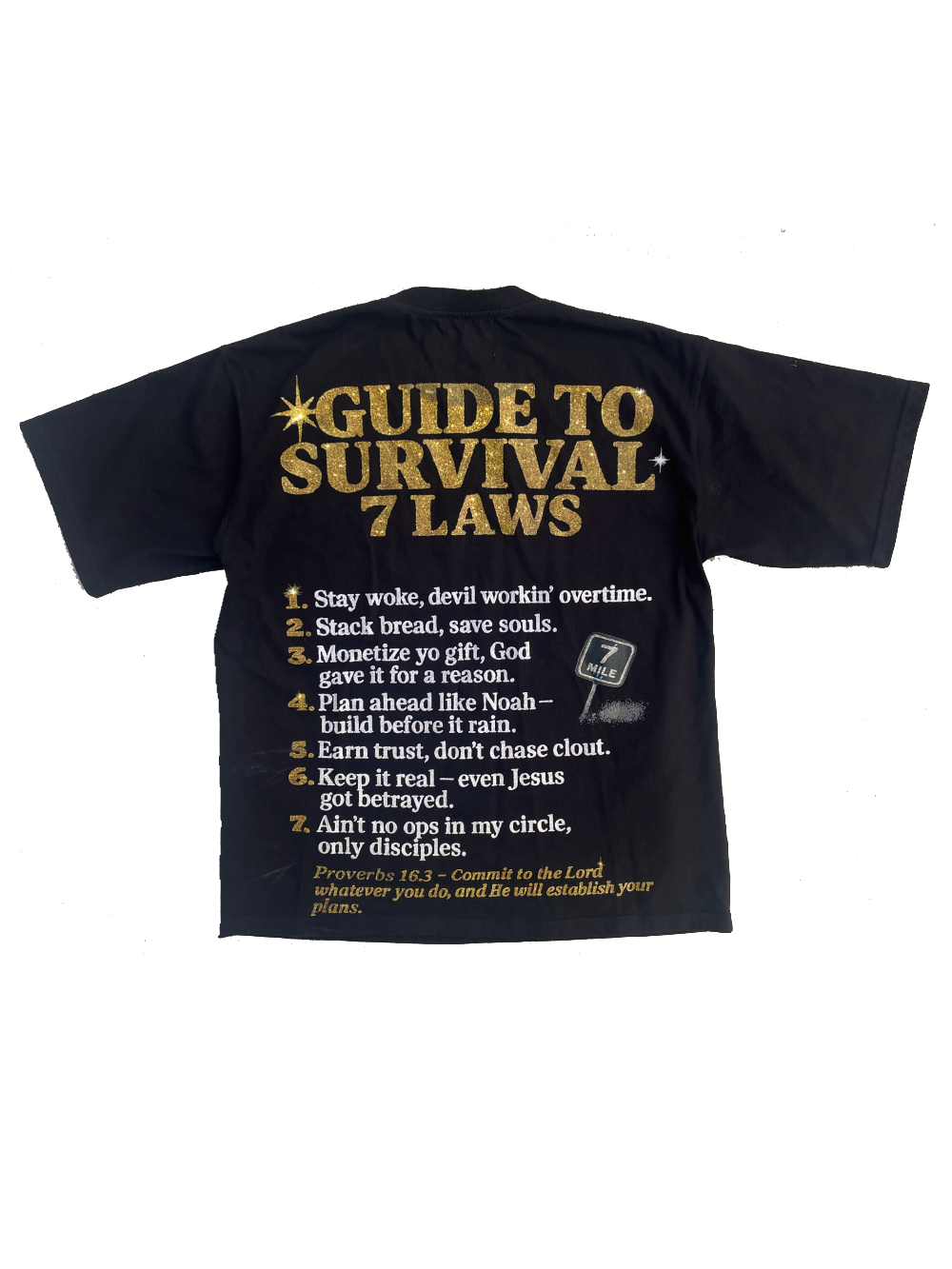 Guide To Survival Black Tee
