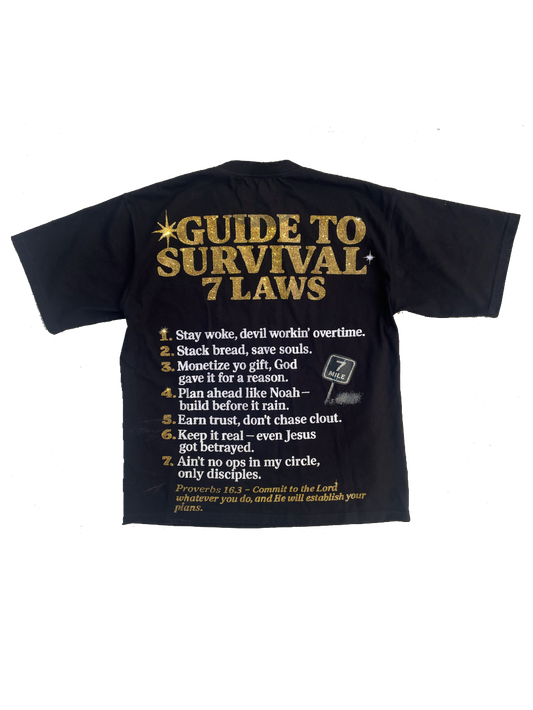 Guide To Survival Black Tee