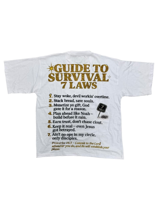 Guide To Survival White Tee